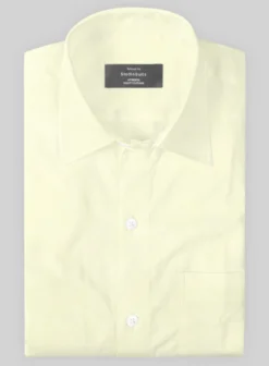 Giza Yellow Cotton Shirt