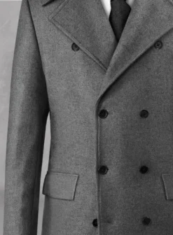 Gray Heavy Tweed GQ Style Overcoat II 7 Gray Heavy Tweed GQ Style Overcoat II -Studiosuits Shop grayheavytwdgqovercoat 3