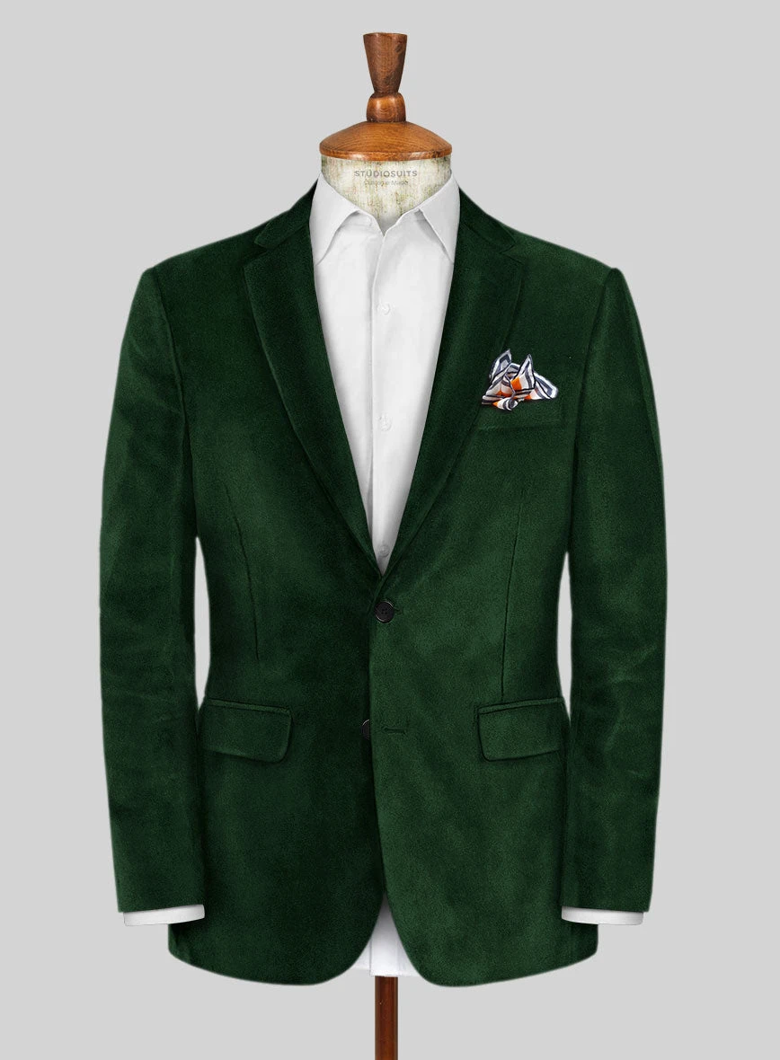 Green Velvet Jacket 1 Green Velvet Jacket