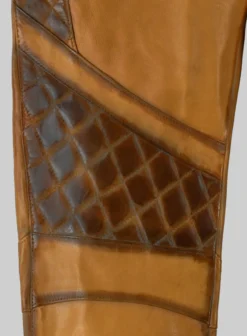 Hector Burnt Mustard Leather Pants 11 Hector Burnt Mustard Leather Pants -Studiosuits Shop hectorburntmustardleatherpantslk 4