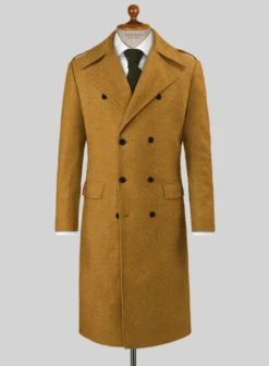 Highlander Mustard Tweed GQ Overcoat