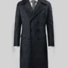 Highlander Heavy Blue Bedford Tweed GQ Overcoat