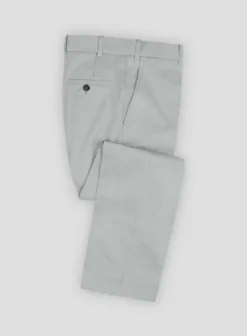 Ice Gray Cotton Power Stretch Chino Pants