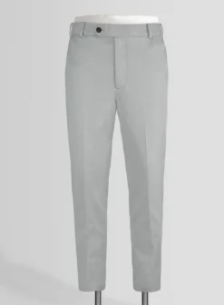 Ice Gray Cotton Power Stretch Chino Suit -Studiosuits Shop icegryctnpwerstrtchchinsuitlk 3