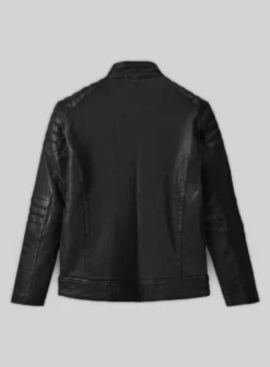 Ignite Moto Black Leather Jacket -Studiosuits Shop ignitemotoblackbikerleatherjacketlk 6