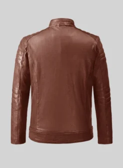 Ignite Moto Tan Leather Jacket 10 Ignite Moto Tan Leather Jacket -Studiosuits Shop ignitemototanbikerleatherjacketlk 2