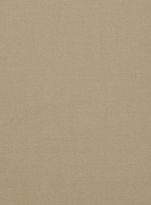 Italian Beige Cotton Stretch Jacket 2 Italian Beige Cotton Stretch Jacket - Image 2