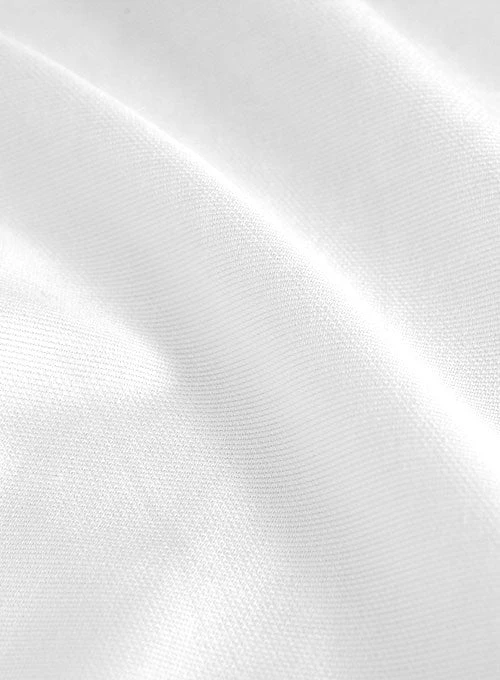 Italian Cotton Dobby Edvigo White Shirt 3 Italian Cotton Dobby Edvigo White Shirt - Image 3