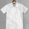 Italian Cotton Dobby Ordaz White Shirt
