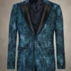Italian Cotton Stretch Aurora Tuxedo Blazer