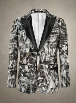 Italian Cotton Stretch Filippo Tuxedo Blazer