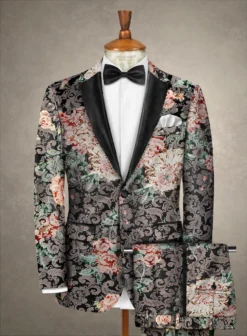 Italian Cotton Stretch Valeria Tuxedo Suit