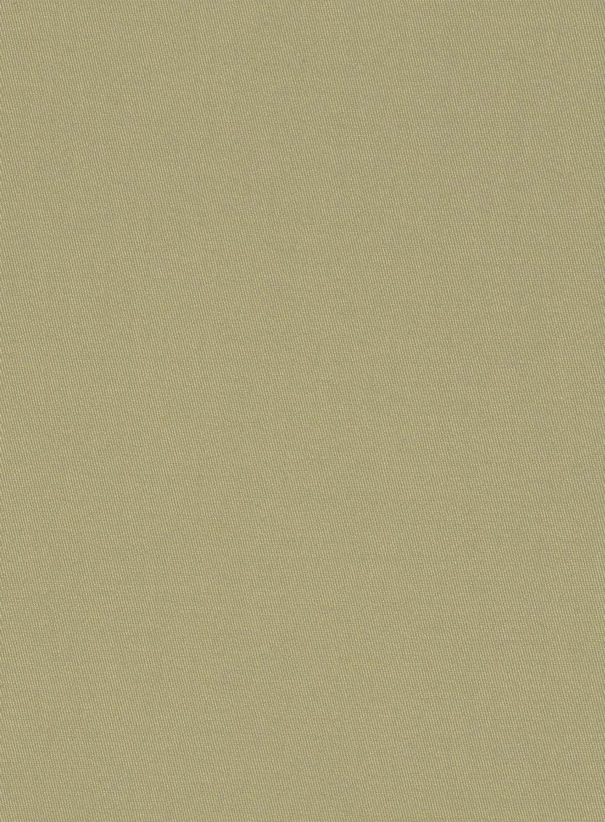 Italian Dark Tan Cotton Stretch Jacket 2 Italian Dark Tan Cotton Stretch Jacket - Image 2