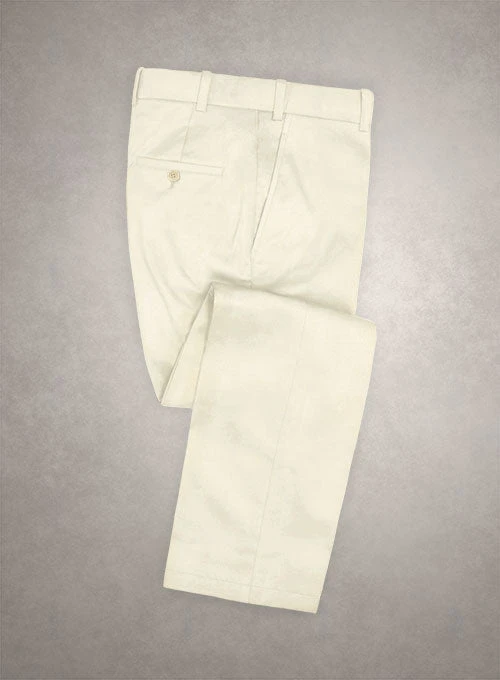 Italian Fawn Cotton Stretch Pants 1 Italian Fawn Cotton Stretch Pants