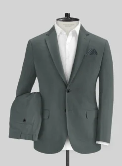 Studiosuits Shop 5 Italian Gray Cotton Stretch Suit