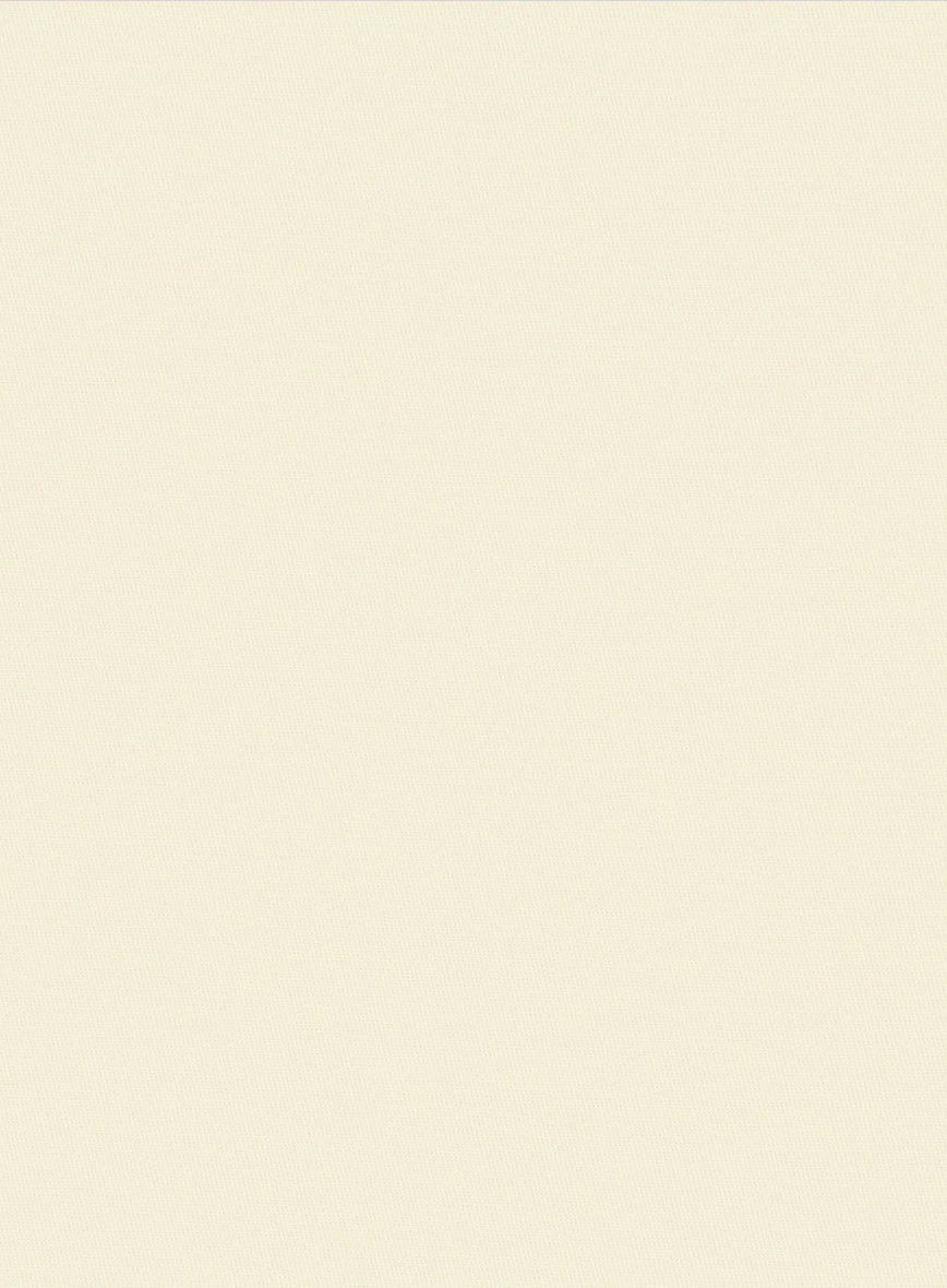 Italian Ivory Cotton Stretch Jacket 2 Italian Ivory Cotton Stretch Jacket - Image 2