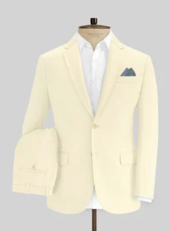 Studiosuits Shop 9 Italian Ivory Cotton Stretch Suit