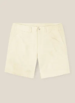Italian Light Beige Cotton Stretch Shorts