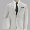 Italian Light Gray Cotton Suit