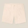 Italian Light Pink Cotton Stretch Shorts