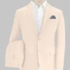 Italian Light Pink Cotton Stretch Suit