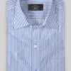 Italian Lombardo Celestial Blue Stripes Shirt