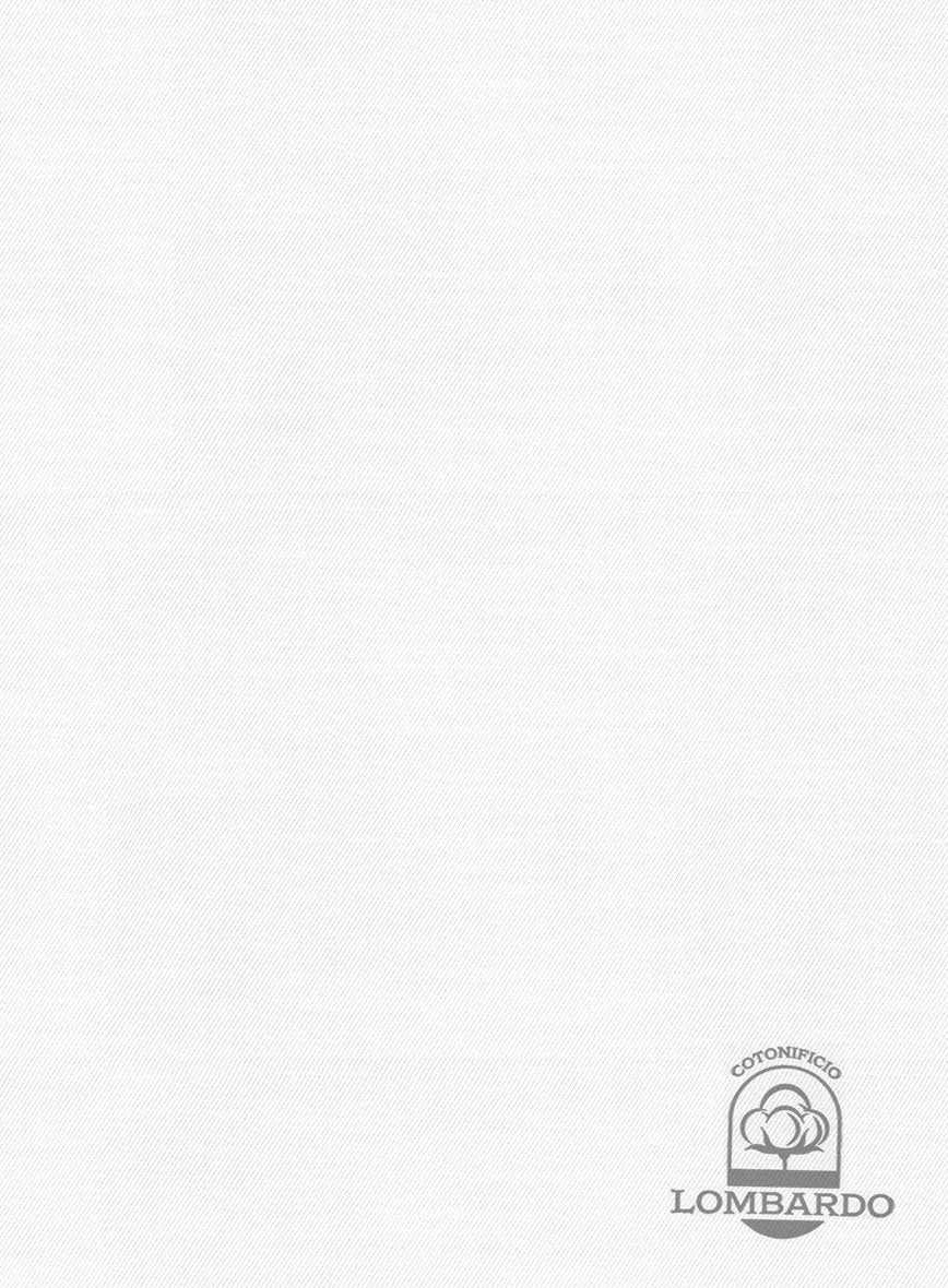 Italian Lombardo Powder White Shirt 3 Italian Lombardo Powder White Shirt - Image 3