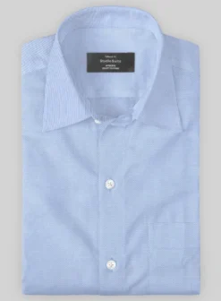 Italian Lombardo Twill Dodger Blue Shirt