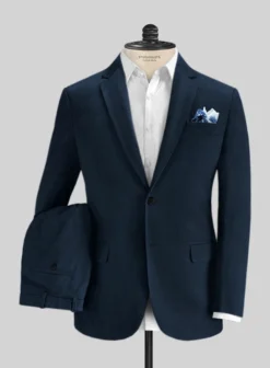 Studiosuits Shop 3 Italian Nile Blue Cotton Stretch Suit
