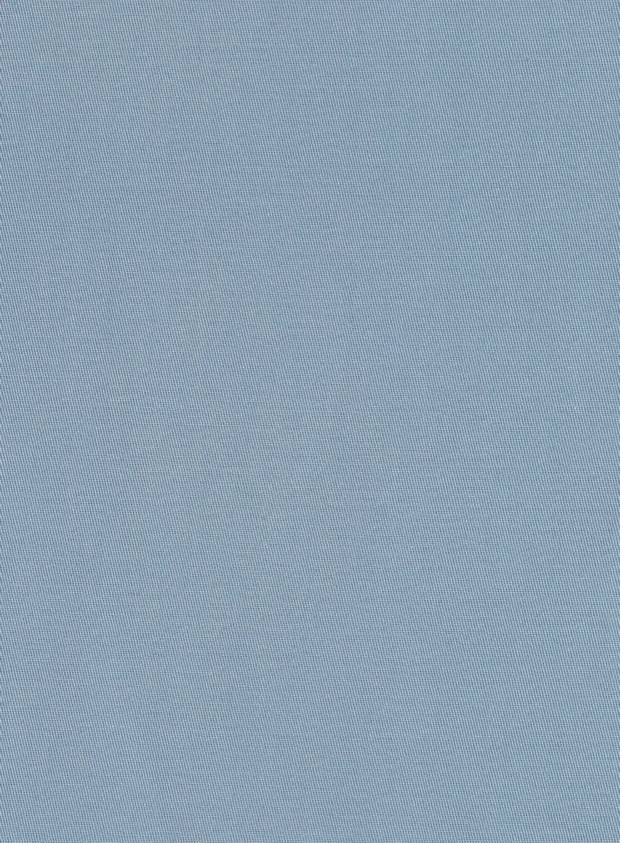 Italian Powder Blue Cotton Stretch Shorts 6 Italian Powder Blue Cotton Stretch Shorts - Image 6