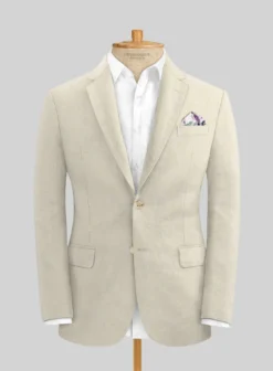 Italian Prato Beige Linen Suit -Studiosuits Shop italianpratobeigelinsuitlk 2