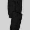 Italian Prato Black Linen Pants