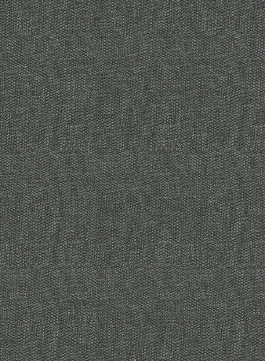 Italian Prato Gray Linen Highland Trousers 7 Italian Prato Gray Linen Highland Trousers - Image 7