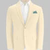 Italian Sandy Beach Cotton Stretch Jacket