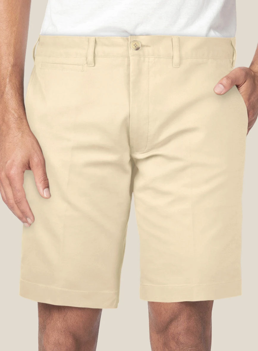 Italian Sandy Beach Cotton Stretch Shorts 3 Italian Sandy Beach Cotton Stretch Shorts - Image 3