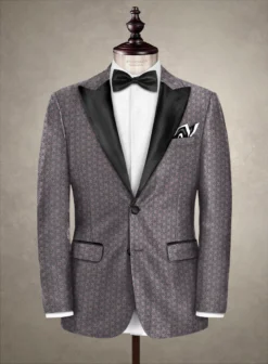 Italian Silk Aurta Tuxedo Jacket