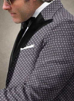 Italian Silk Ofra Tuxedo Jacket -Studiosuits Shop italiansilkofratuxedojacketlk 2