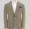 Italian Stone Khaki Cotton Stretch Jacket