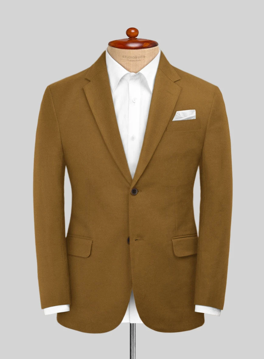Italian Tan Cotton Stretch Suit 3 Italian Tan Cotton Stretch Suit - Image 3