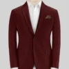 Italian Wine Cotton Stretch Jacket