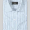 Italian Lombardo Mid Blue Stripes Shirt