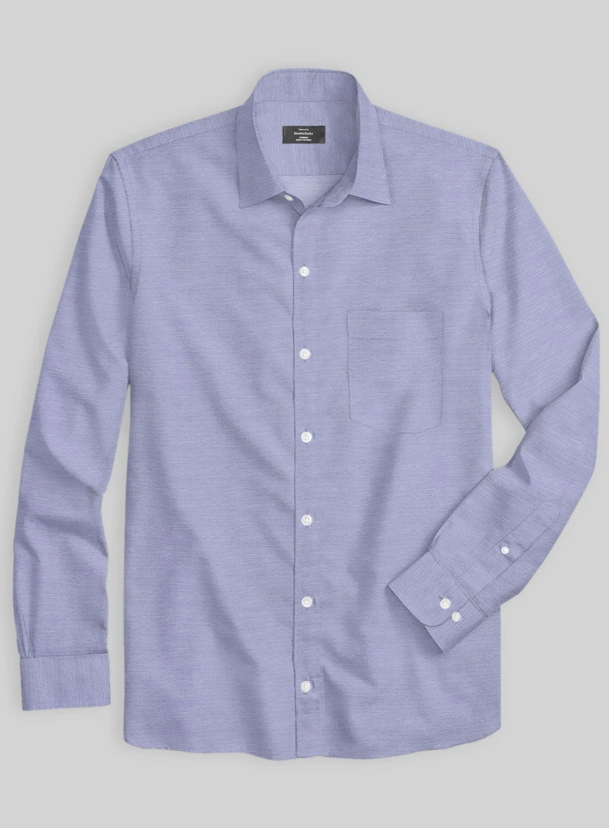 Italian Lombardo Royal Blue Shirt 2 Italian Lombardo Royal Blue Shirt - Image 2