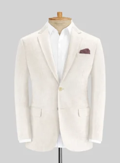 Ivory Corduroy Suit -Studiosuits Shop ivorycorduroysuitlk 2