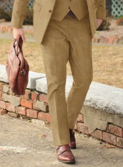 Khaki Corduroy Suit -Studiosuits Shop khakicordsuitlk 3