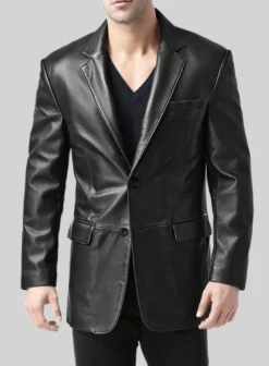Leather Blazer