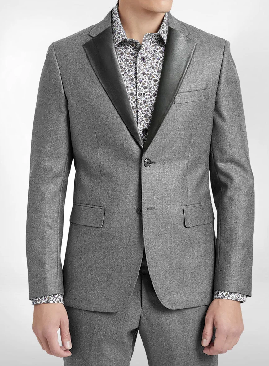 Jacket With Leather Lapel 1 Jacket With Leather Lapel