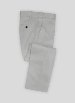 Light Gray Stretch Chino Suit -Studiosuits Shop lightgraystretchchinosuitlook 5