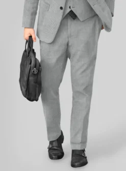 Light Gray Corduroy Suit -Studiosuits Shop lightgraythickcorduroysuitlk 3