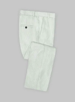 Light Green Seersucker Pants