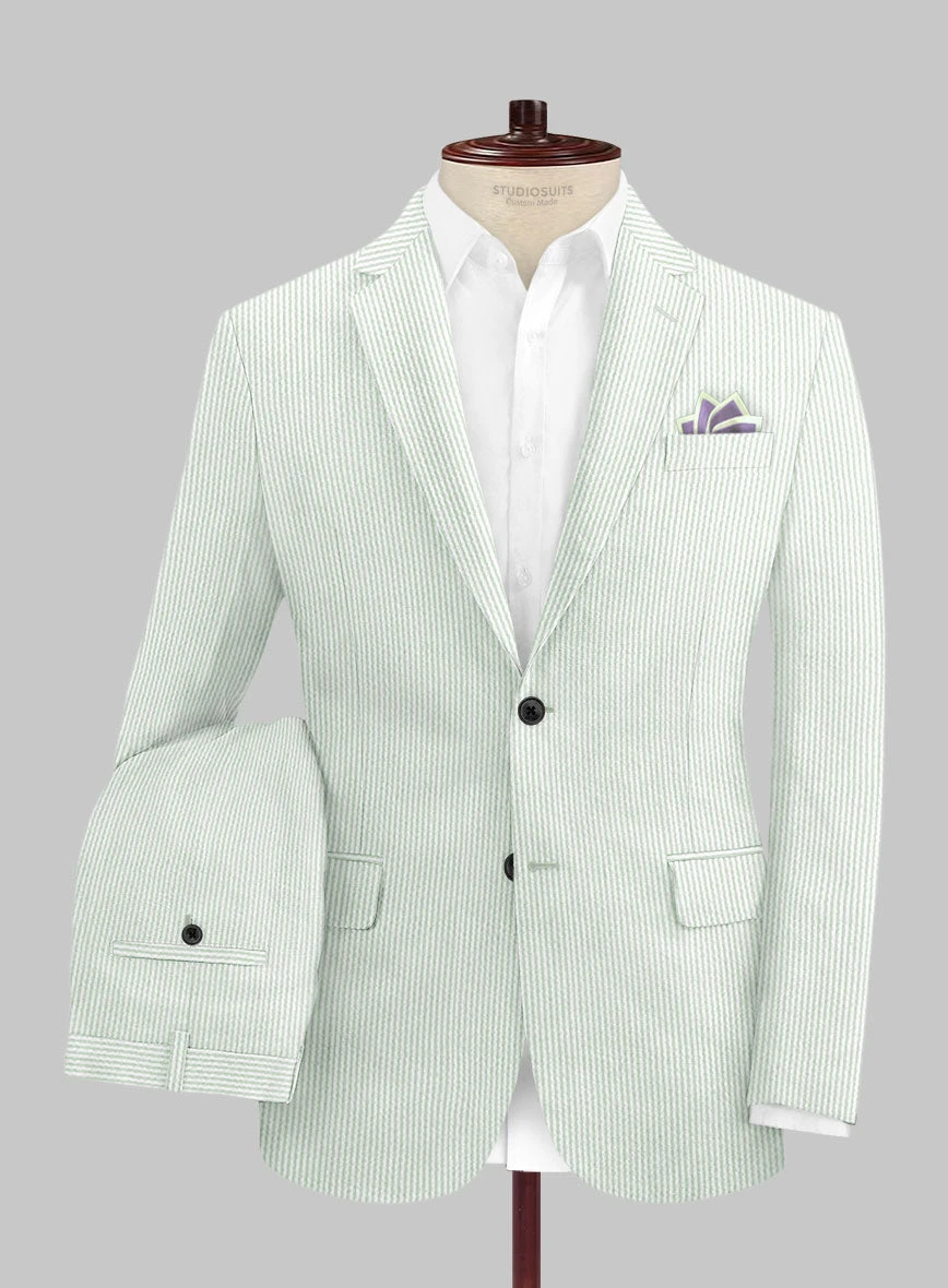 Light Green Seersucker Suit 3 Light Green Seersucker Suit - Image 3